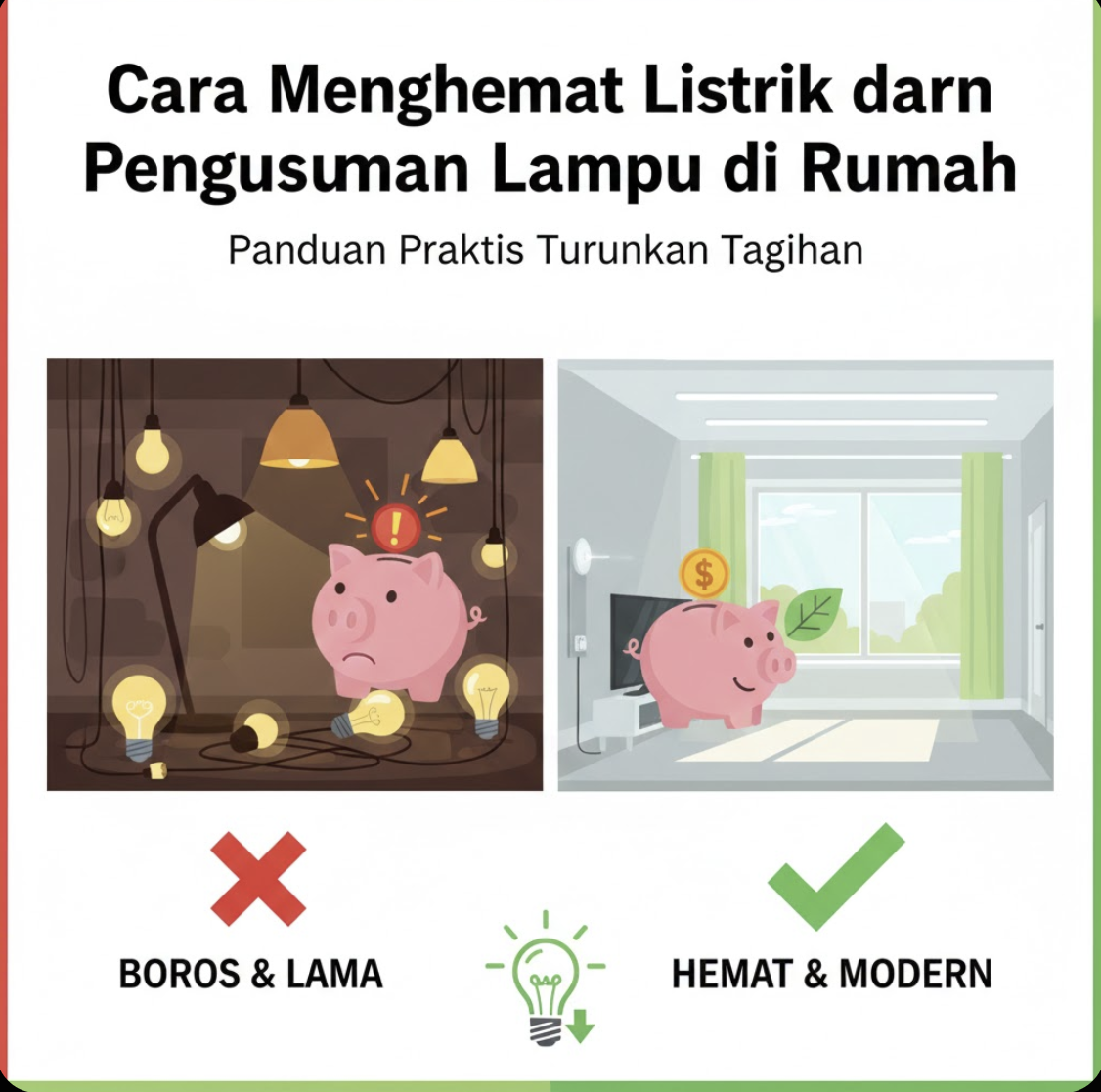 Cara Menghemat Listrik dari Penggunaan Lampu di Rumah Panduan Praktis Turunkan Tagihan