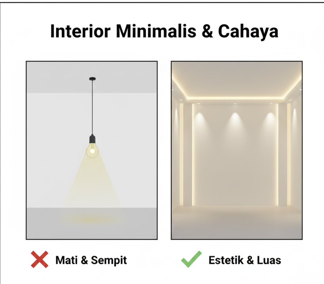 Interior Minimalis & Cahaya