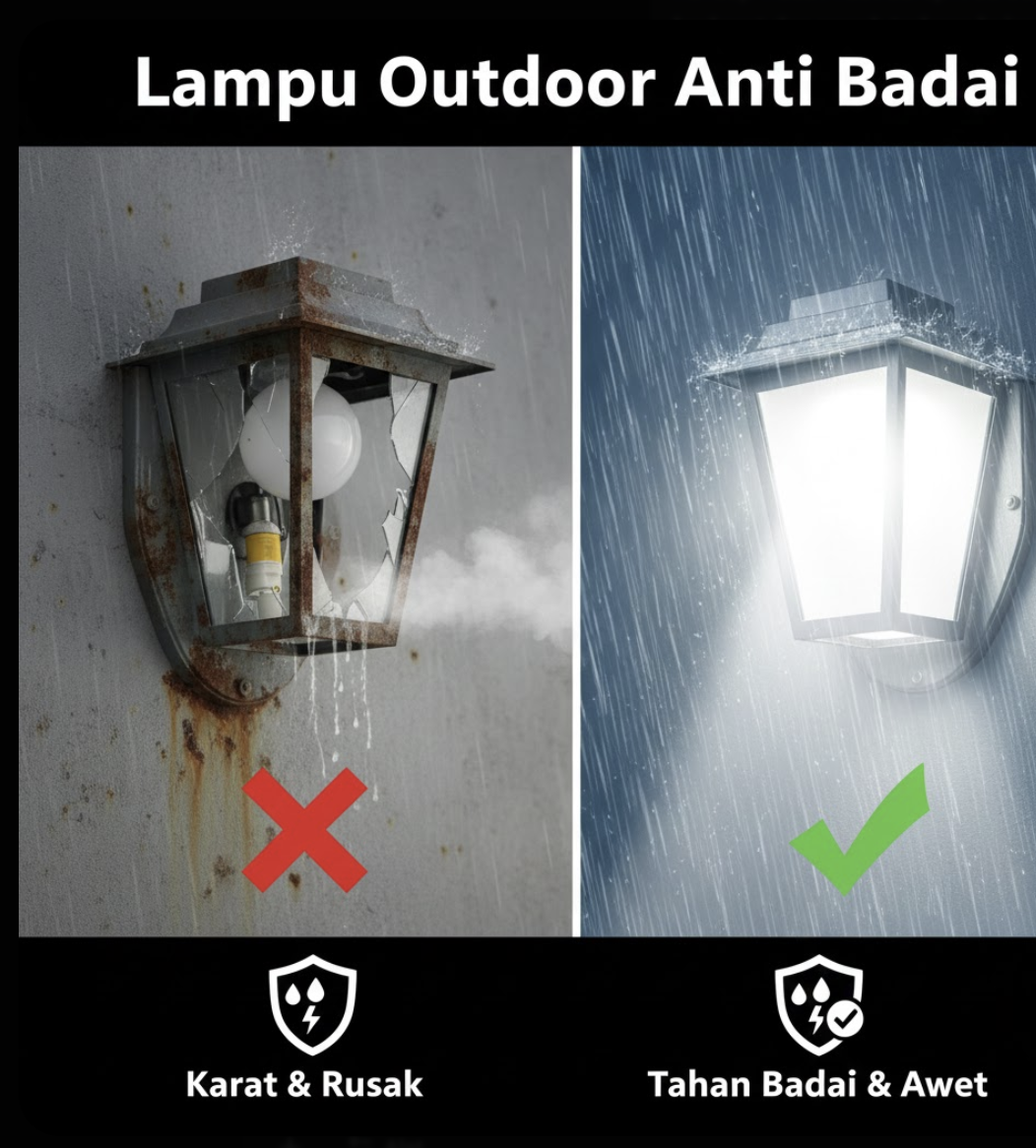 Lampu Outdoor Anti Badai